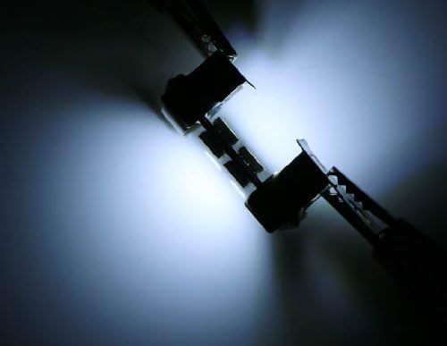 Miniatura 2 de iJDMTOY (4) focos LED de repuesto de xenón blanco 4-SMD 1.25" 31 mm para interior de auto Mapa Domo luces