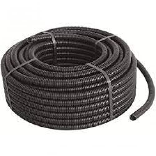 L'ELETTRICA REP20 Tubo Flessibile CORRUGATO 20 MM Nero in MATASSA 100 MT