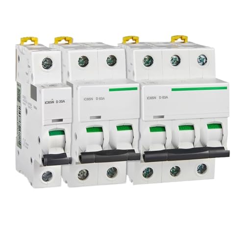 Evita sobrecargas con el disyuntor iC65N mini interruptor D6A 3P
