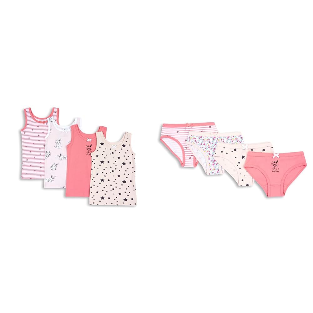 Chicco Set Canottiere+Set Slip - Rosa, 2 anni