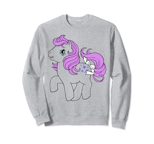 Sweatshirt Mon Petit Poney vintage retro bleu pour femme fan de pop culture