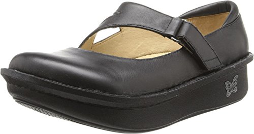 Alegria Dayna Womens Slip-On Shoe Black Napa Leather 9 M US
