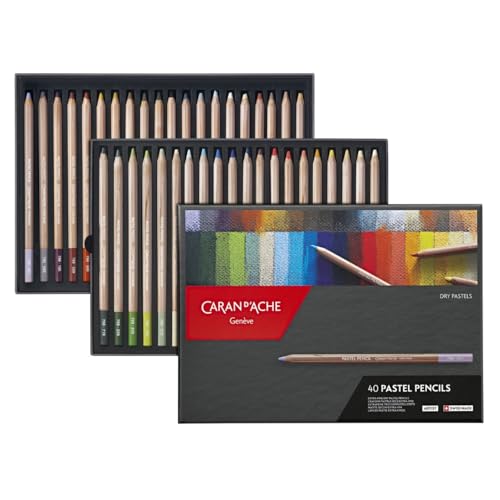 Caran D'ache Set of 40 Pastel Pencils (788.340)