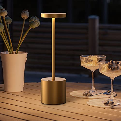 Tuikito 2 Pack Cordless Table Lamp Rechargeable,Portable Led Table Lamp,5000Mah Battery Operated Outdoor Table Lights For Patio,3 Color Temperature Stepless Dimming Restaurant Light For Table #TOP5