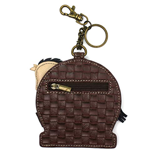 Chala Spring Collection- Decorative Coin Purse/Key-Fob (White Horse) #TOP1