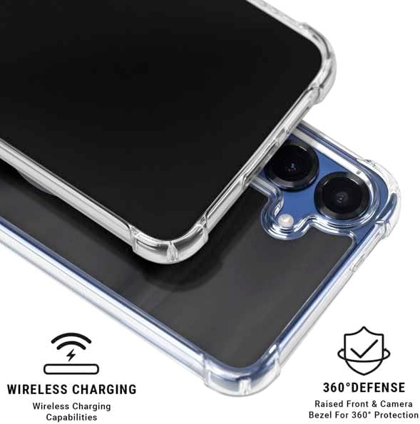 Skinit Clear Phone Case Compatible with Galaxy S25 - Officially Licensed NFL Pittsburgh Steelers Design