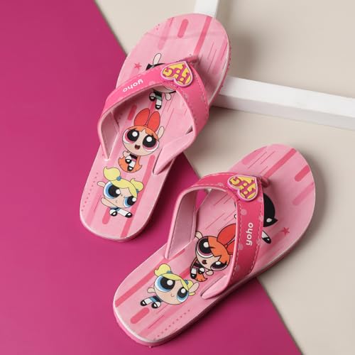Image of YOHO Slippers for Kids|Comfortable and Lightweight FlipFlop|WB Cartoon & Comic Characters: Batman, Superman, PPG, Tom & Jerry, Scooby Do and We Bare Bears Footwear for Girls & Boys