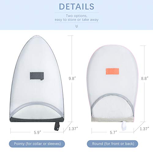 Youthup Garment Steamer Ironing Glove, Waterproof Anti Steam Mitt With Finger Loop, Complete Care Protective Garment Steaming Mitt, Heat Resistant Gloves For Clothes Steamers (Pointy) #TOP5