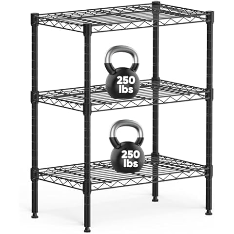 Sweetcrispy 3-Tier Metal Shelf Cover