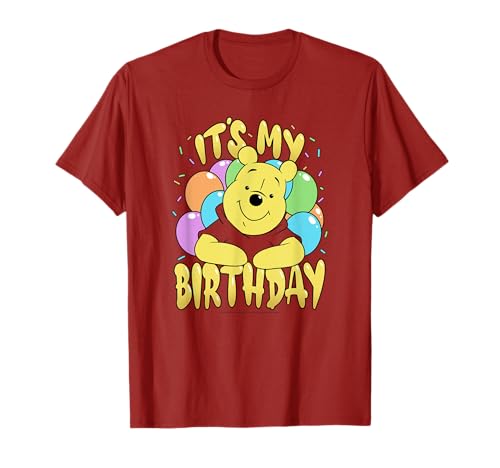 T-shirt Winnie l'Ourson Disney d'anniversaire idéal pour une fête d'enfants festive