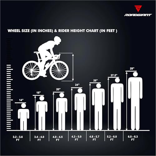 Image of ROADGIANT Kiev 20T Dual Disc Brake| Aluminum Frame Bicycle | Single Speed | Front Suspension | Unisex | Kids Cycle| (Army Green)