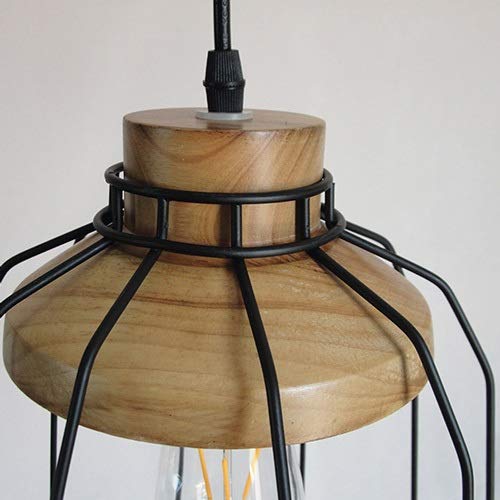 Lámpara colgante industrial para salón y dormitorio de diseño vintage 5