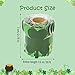 Lucleag 36 Feet St. Patrick’s Day Bulletin Board Border Roll, 5 Color Green Shamrock Bulletin Border Clover Borders for St. Patricks Day Irish Party Classroom Office Bulletins Board Decor