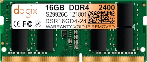 Image of Dolgix 16GB DDR4 2400MHz Laptop /Notebook RAM (Memory) CL-17 (2Rx8 Dual Rank) SO-DIMM | PC4-19200, 3 Year Warranty (Made in India)