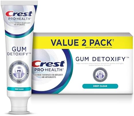 Crest Pro-Health Toothpaste Gum Detoxify Deep Clean, 220 mL Total...