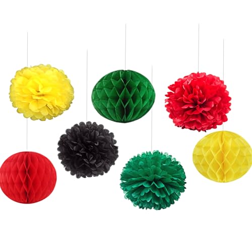 Décorations pompons,décorations suspendues en papier de soie,idéales pour les mariages,les fêtes prénatales,les anniversaires et les garden-parties...