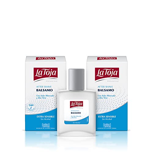La Toja - Bálsamo After Shave Hidrotermal Extra Sensible , 2uds de 100ml (200ml) - Calma la irritación de la piel , Para después del afeitado - Para piel sensible