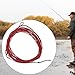 kowaku Tenkara Fly Line Sinking 9 ft PE Braided for Freshwater Fishing, Red