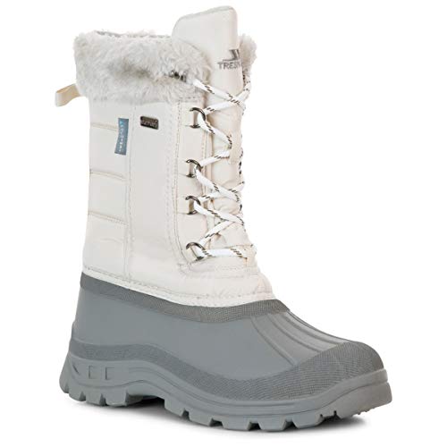 TRESPASS STAVRA II-Female Snow Boot, Botas de Nieve Mujer, Cream, 38 EU