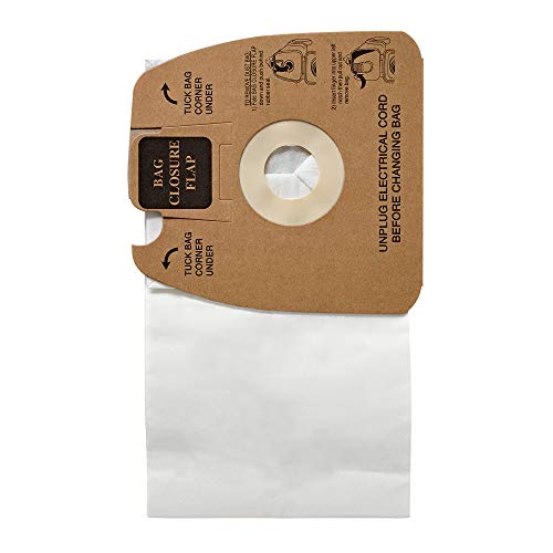 Sanitaire Mm Premium Paper Bag (Pack Of 5), Fits Models S3680 & Sc3680 Canister Vacuums, 63253A, White #TOP2