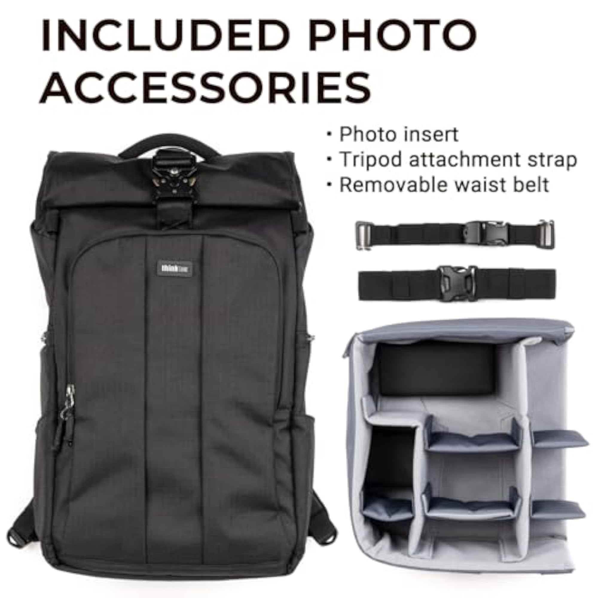 FocusPoint 22L RollTop Camera Backpack