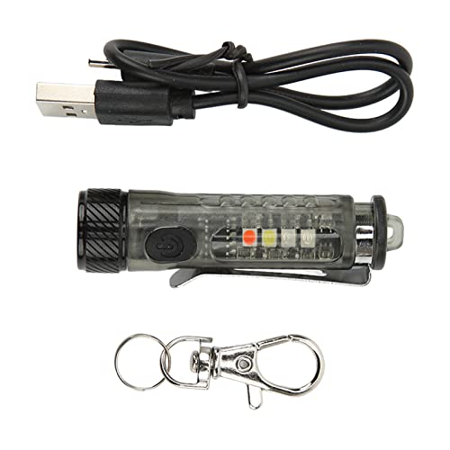 Lanterna De Chaveiro, Luz De Chaveiro Recarregável, IP65 Brilhante à Prova D'água Recarregável Verm