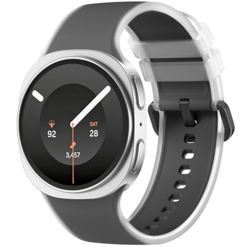Getino Misty Sport Band for Samsung Galaxy Watch 9 8 40mm 44mm | No Gap Soft Silicone Strap for Women Men, Waterproof Band Compatible with Galaxy Watch 9, Watch 8, Galaxy Watch 8 Classic 46mm, Black - image 1