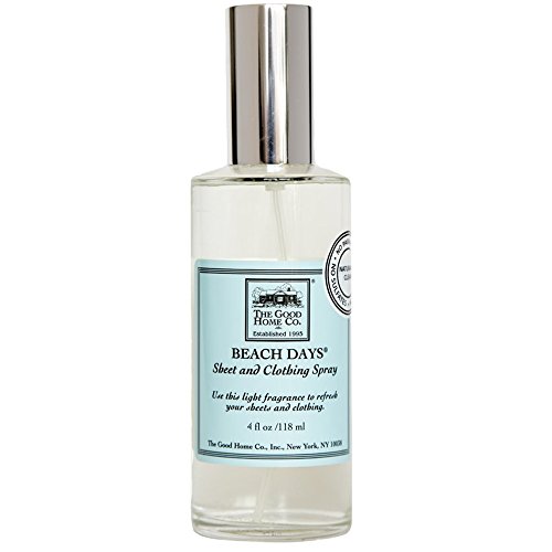 The Good Home Co. Sheet and Clothing Spray, Beach Days, 4 Ounce