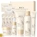 Riso Kit Skincare Viso Completo, Skincare Coreana Kit, Set skincare viso Completo con Detergente viso, Maschera Coreana, Maschera Occhi,Rice Toner, Crema Visos, Contorno Occhi, Siero Visos, 11 Pezzi