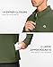Pudolla Fall Winter Fashion Windproof Sweatshirt for Men Quarter Zip Pullover Golf Sweaters for Men(Army Green L