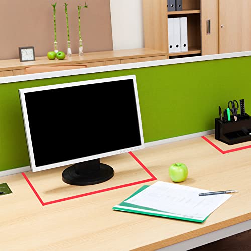 PATIKIL Fita de quadro branco de 1/10.2 cm, pacote com 3 fitas finas apagáveis a seco para marcação