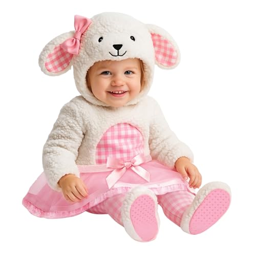 Morph Déguisement Mouton Enfant, Deguisement Mouton, Costume Agneau, Déguisement Animal, Costume Animaux Enfant, Deguisement Halloween Bebe Fille XXS