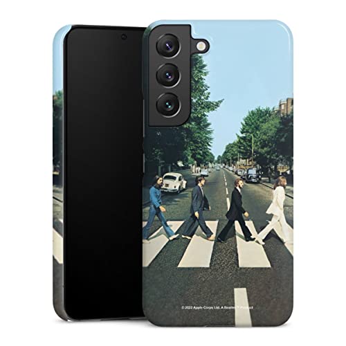 DeinDesign Coque Compatible avec Samsung Galaxy S22 Étui Housse Abbey Road The Beatles Musique - Les Beatles, Paul McCartney, John Lennon, RIngo Starr, George Harrison DeinDesign Coque Compatible avec Samsung Galaxy S22 Étui Housse Abbey Road The Beatles Musique