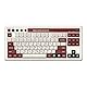 8Bitdo Retro Mechanical Keyboard, Bluetooth/2.4G/USB-C Hot Swappable Gaming Keyboard with 87 Keys, Dual Super Programmable Buttons for Windows and Android - Fami Edition - QWERTY English Keyboard
