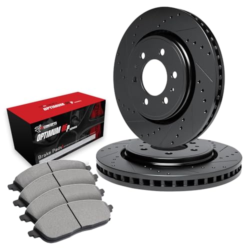 Image of R1 Concepts Rear Brake Kit Fits 2000-2006 Mitsubishi Montero