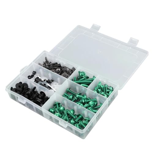 Kit de vis de moto vert complet pour carénage et pare-brise YZF R6 R1 R3 FZ07