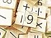 Abbaoww 100 Pcs Wooden Number Symbol Tiles for Crafts, Pendants, Spelling, Scrapbooking, Decoration