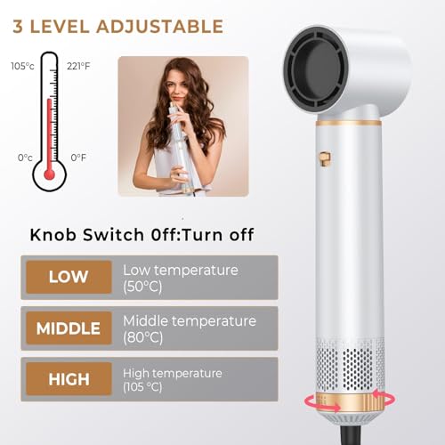 Image of 5 in 1 Hair Dryer Brush, Negative Ion Blow Dryer Brush Set Upgrade Hot Air Brush Air Styler Curling Wrap Air Curler, Curling Iron Hair Styling Tools As A Gift for Straight /Curl /Drying /Smoothing