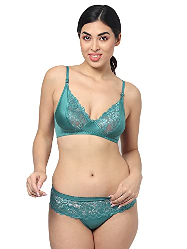 Image of SGC Sweden Women Mix Cotton Thongs Lingerie Set
