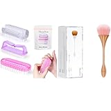 Melodysusie All in One Nail Brush Set with Nail Art Dusting Brush