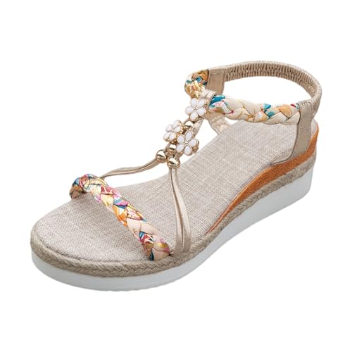 Sandales pieds larges femme pour en finir avec les douleurs grâce au talon compensé stable