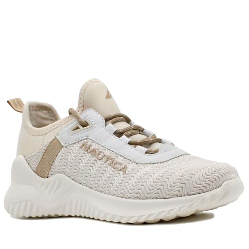 Nautica Women's Fashion Sneaker Lace-Up Jogger Running Shoe Casual Walking Tennis Sneaker