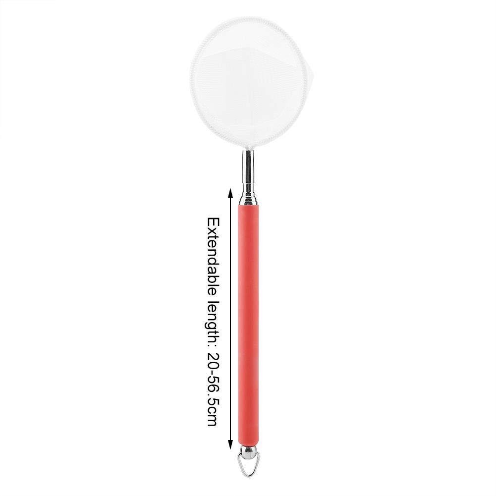 Épuisette Miniature Aquarium – Manche Extensible Acier Inox – Maille Fine Pour Crevettes Et Alevins