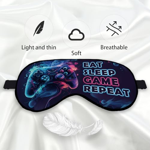 Kdqua-Kids-Eye-Mask-for-Sleeping-Sleep-Mask-for-Boys-Kids-Teens-Girls-Gamer-Eye-Mask-Silk-Blackout-Eye-Mask-for-Sleeping-Watercolor-Game-Theme-Adjustable-Straps-Soft-Lightweight-Sleep-Mask