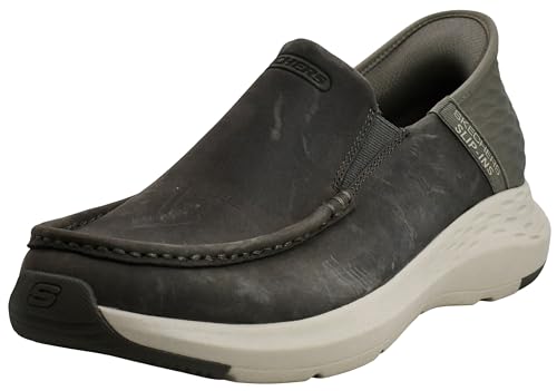 Image of Skechers Men's Parson Oswin Loafer | Casual, Slip-ins, Relaxed Fit, Air-Cooled Memory Foam, Leather