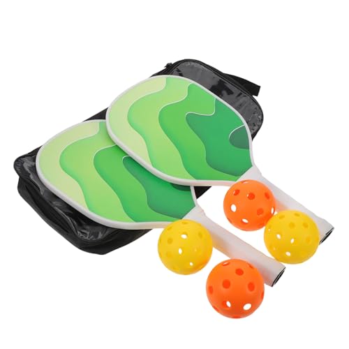 BEBEMOKO Kit De Pickleball De Sports Paddle Raquettes De Pickleball Kid Green pour Femmes pour Femmes