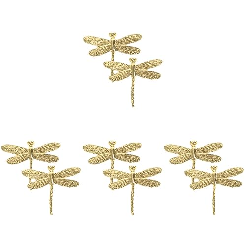DOITOOL 8 Pz Ornamento di Libellula in Ottone