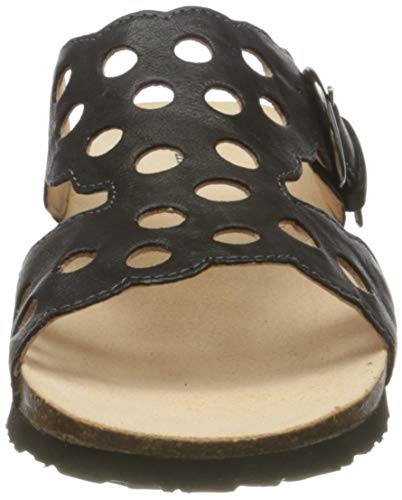 Think! Mizzi Damen, Zoccolo Donna Nero (Schwarz