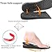 Height Increase Insoles 4-Layer Air up Shoe Lifts Elevator Shoes Insole 2.95inches(7.5 cm) Heels Lift Inserts for Men and Women