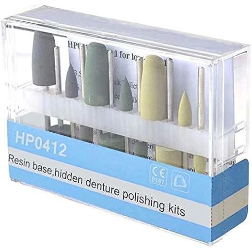 NMD Resin Base Denture Polishing Kit Pack of 12